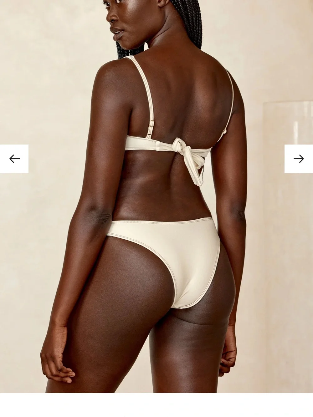 Monday Swimwear Byron Bottom in Champagne Denim